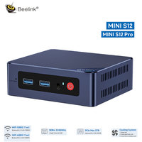 Beelink Mini S12 N95 S12 PRO N100 Fanless Mini Pc DDR5 8G/16G RAM 256G/500G SSD Wifi5/WIFI6 Desktop Gaming Office Home Pocket