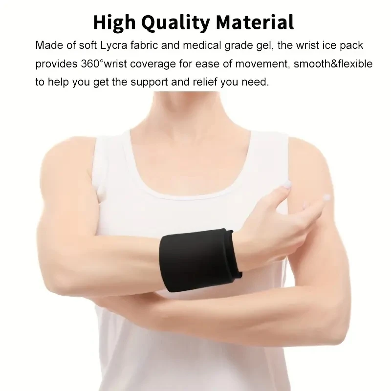 1pc Wrist Ice Wrap, Gel Ice Pack, Hot Cold Pack, Hand Ice Wrap- Reusable And Smoothing