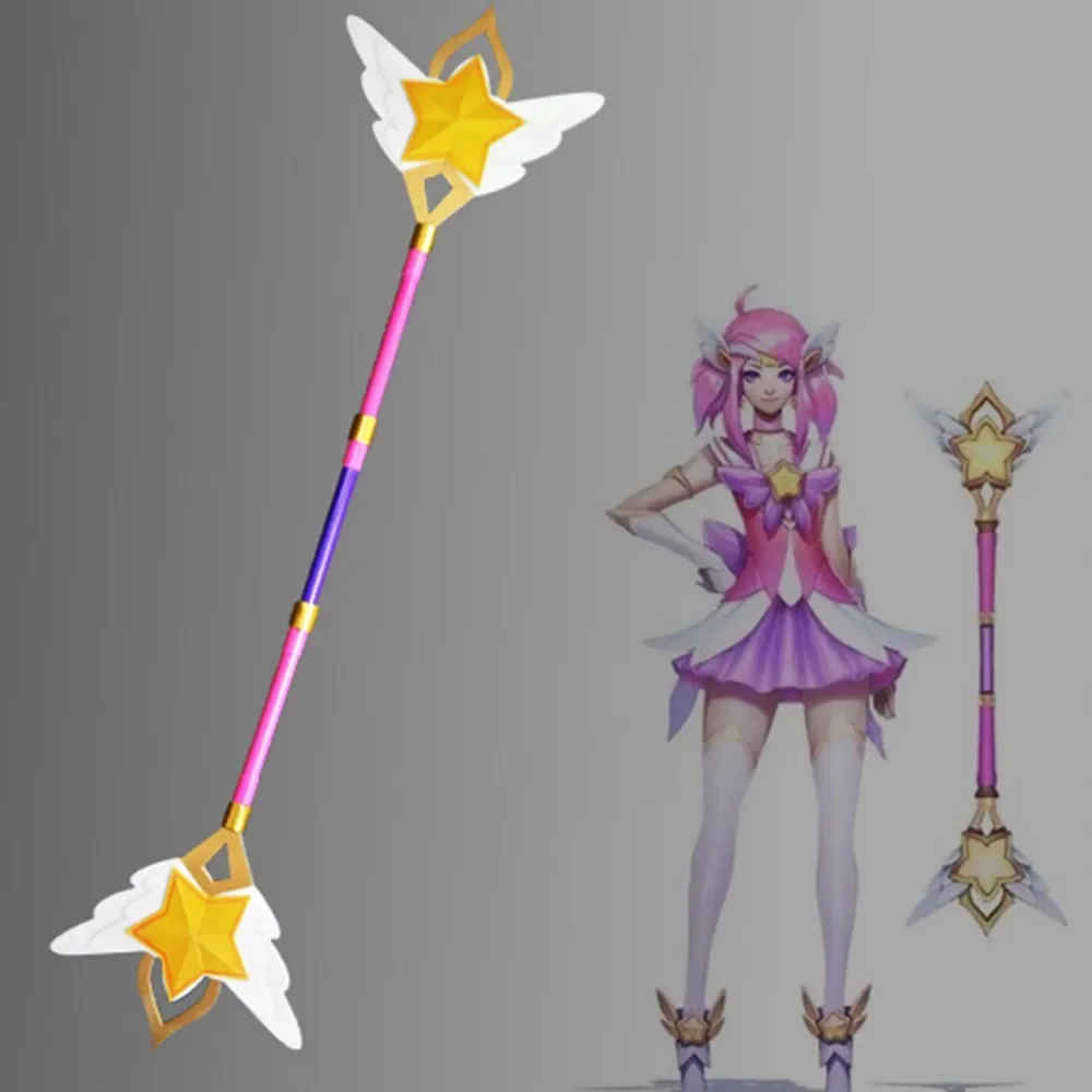 

Косплей «розовая Волшебная девочка» LOL Lux Star Guardian, палочка из ПВХ, реквизит для косплея, оружие для Хеллоуина, карнавала, Рождества причудливечерние