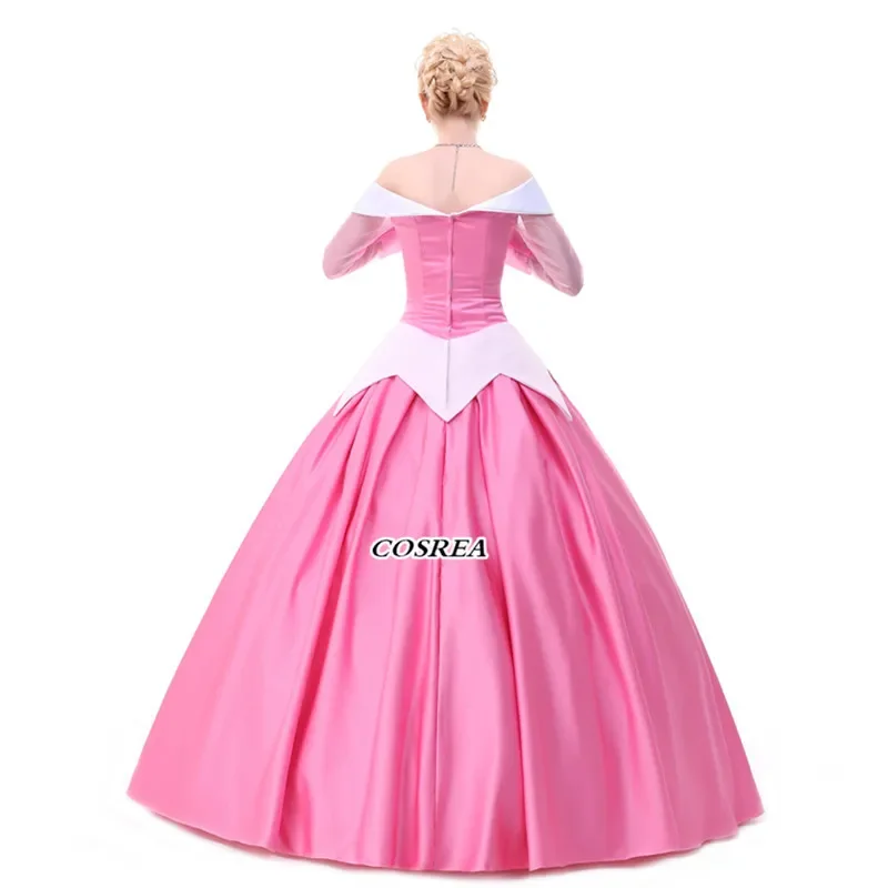 أزياء كوسريا الجديدة عالية الجودة للأميرة أورورا التأثيرية فستان حفلات طويل جميل مع أزياء طويلة الأكمام للنساء OA2296