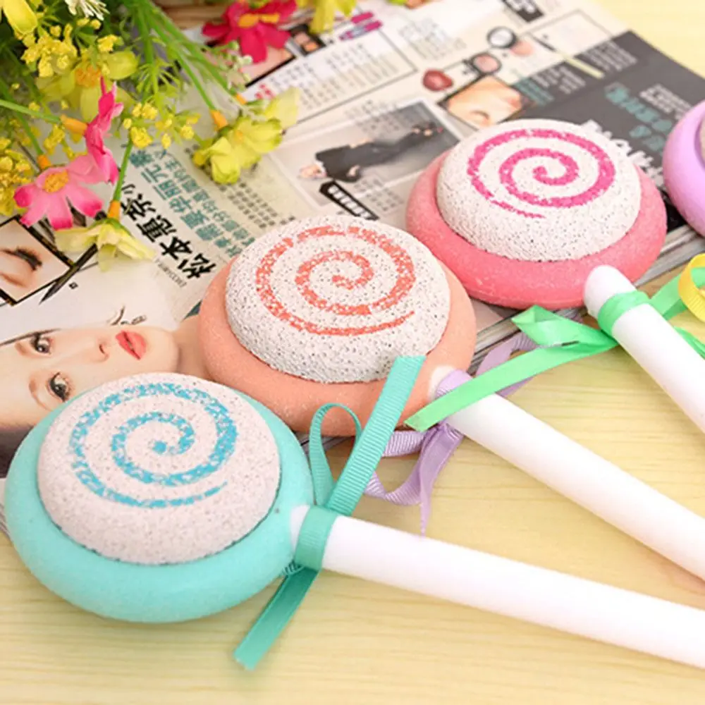 Lollipop Shaped Foot Rubbing Board Candy Colors Callus Dead Skin Remover Foot Grinding Board Foot Care Tools Horny Foot Grinding