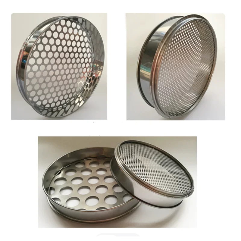 Circular Stainless Steel Vibrating Screen Mesh, Perforated Sieving Filter for Industrial Sieve Machine 30/40/50/60cm