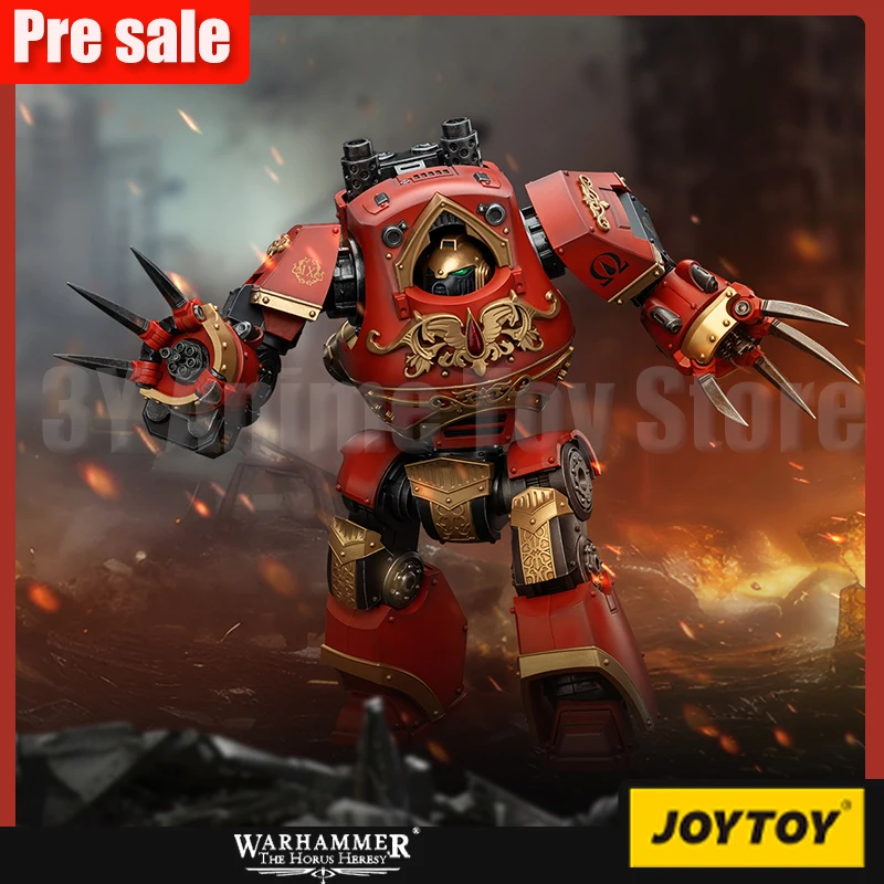 JOYTOY Warhammer 30k 1/18 Action Figure Blood Angels Contemptor-Incaendius Dreadnought Model Collection Desk Decor Toy Xmas Gift