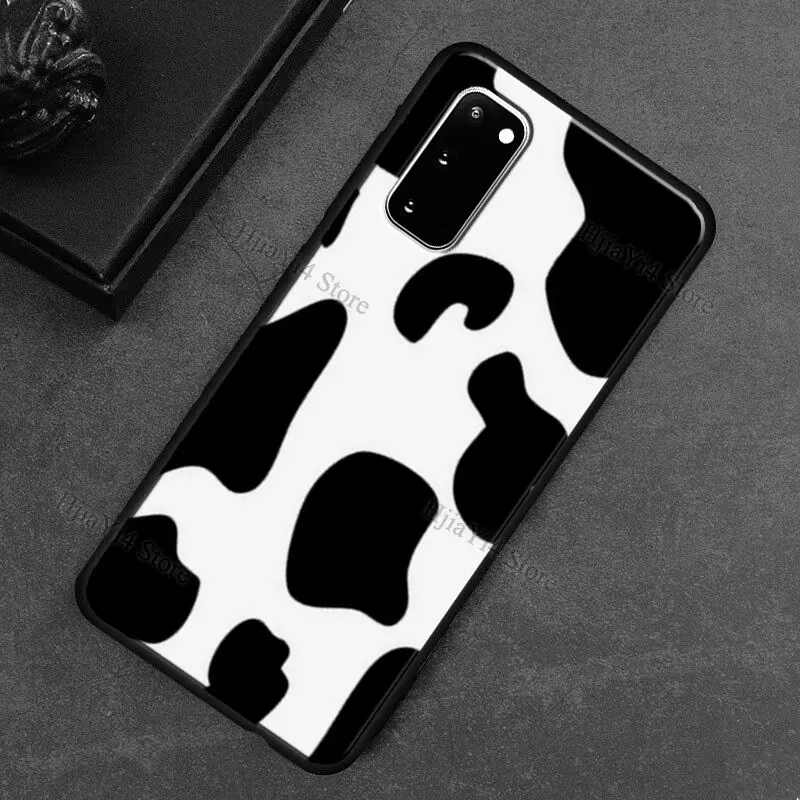 Spotted Cow Skin Print Case For Samsung Galaxy S20 FE S22 S21 Ultra S8 S9 S10 Note 10 Plus S10e Note 20 Ultra