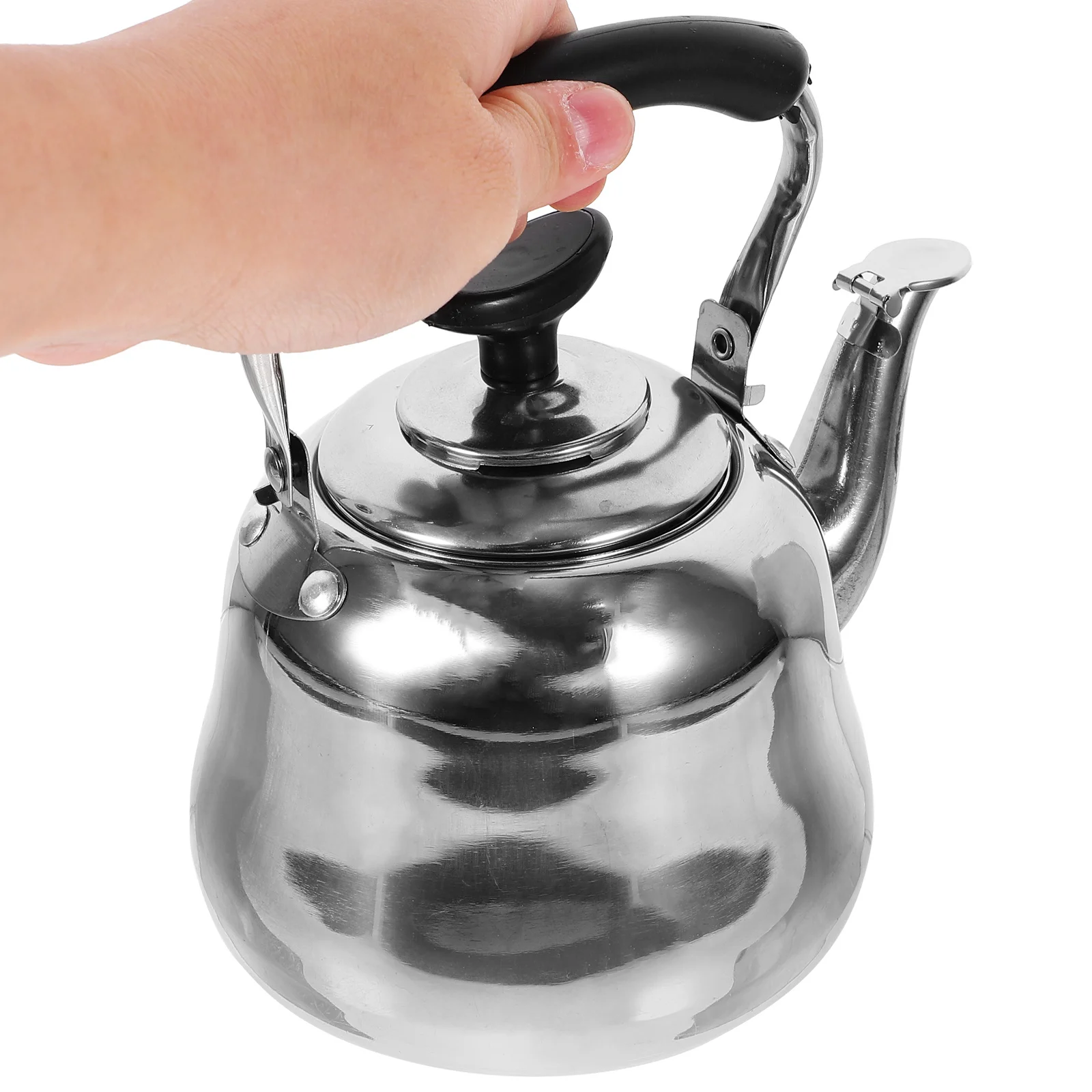 

High Capacity Stainless Steel Tea Kettle Food Grade Easy Boil Modern Stovetop Teapot Modern Teapots