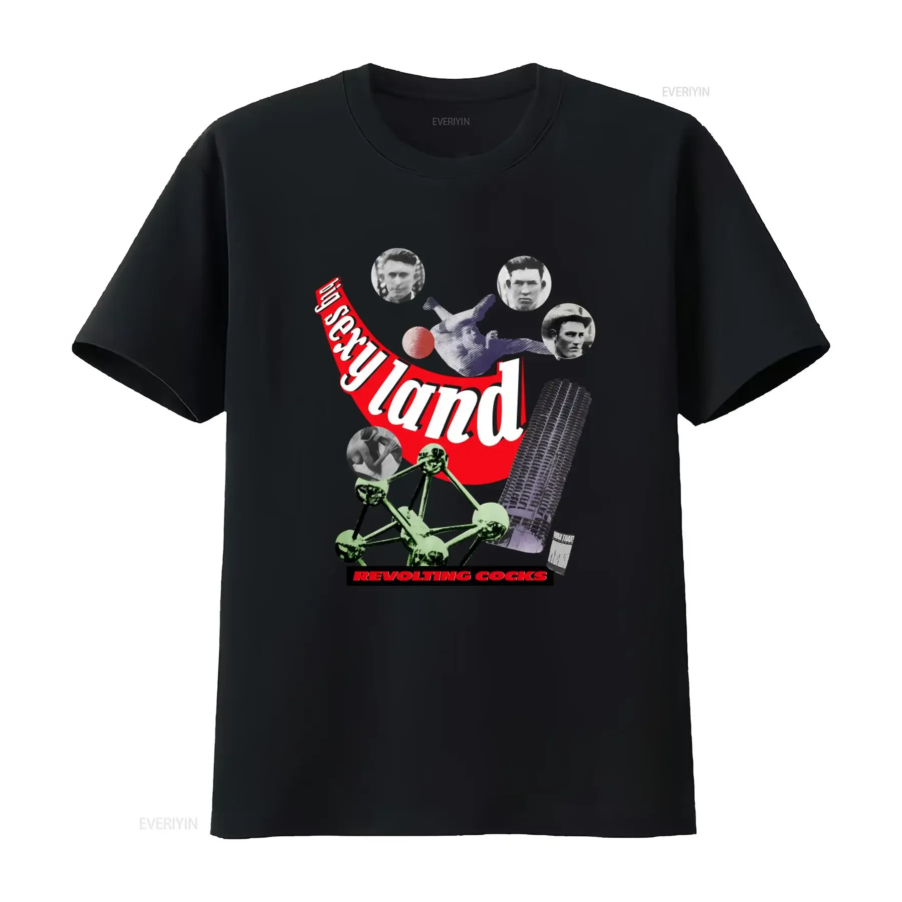 Revolting Cocks Big Sexy Land 90s Vintage T Shirt vintage Washed Stylish Stretched Breathable Unisex Comfortable streetwear