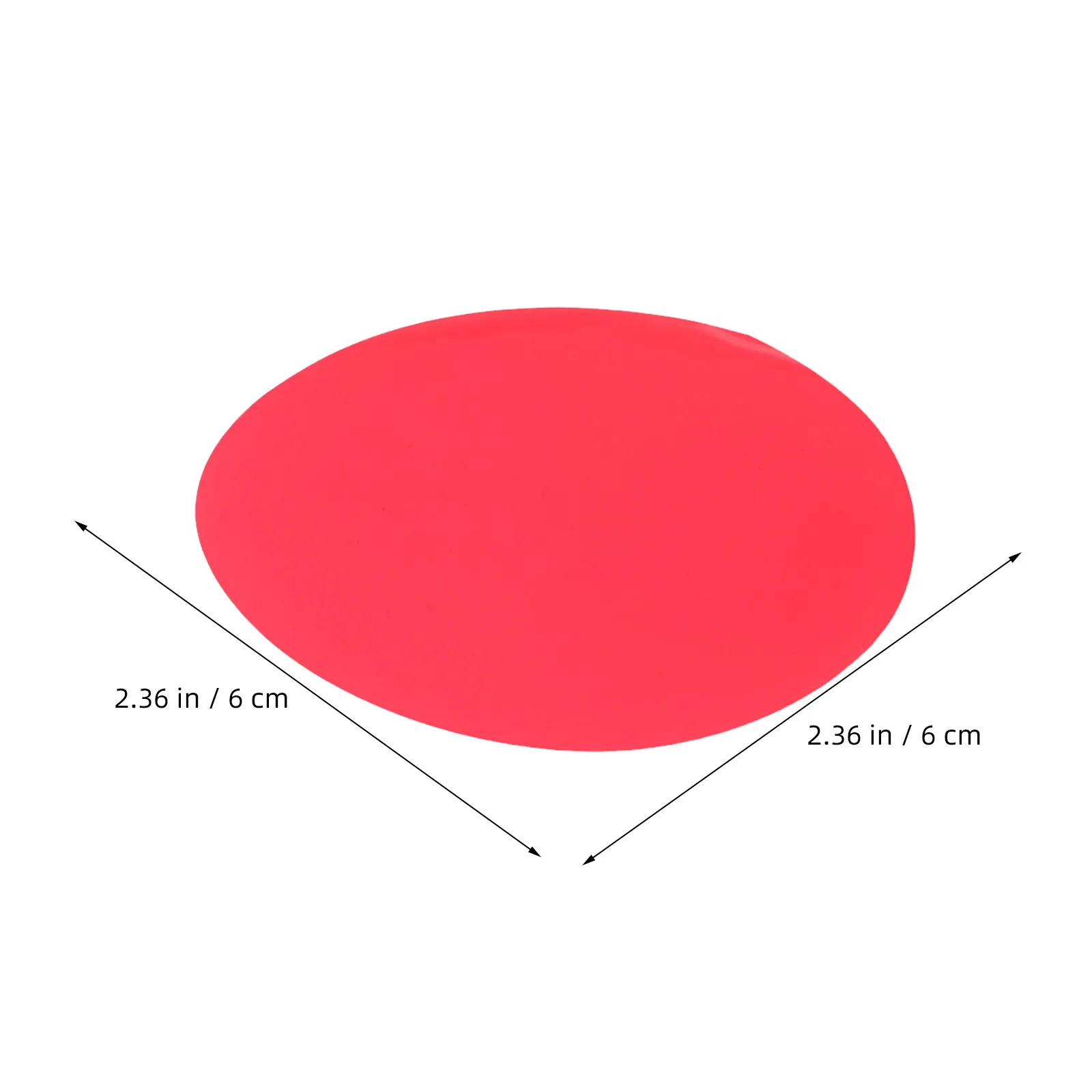 20Pcs Atmosphere Light Replacement Film Self Adhesive Warm Light Diffuser Film 2.36 Round Color Correction Gel Sheets for LED