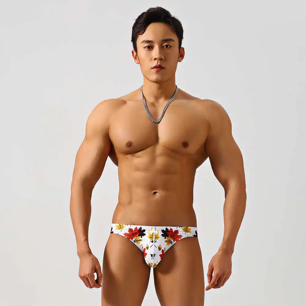 

WD168 2025 new summer beach sexy tight low waist men swimwear pool party men bikinis surf sports men swimsuits swim briefs