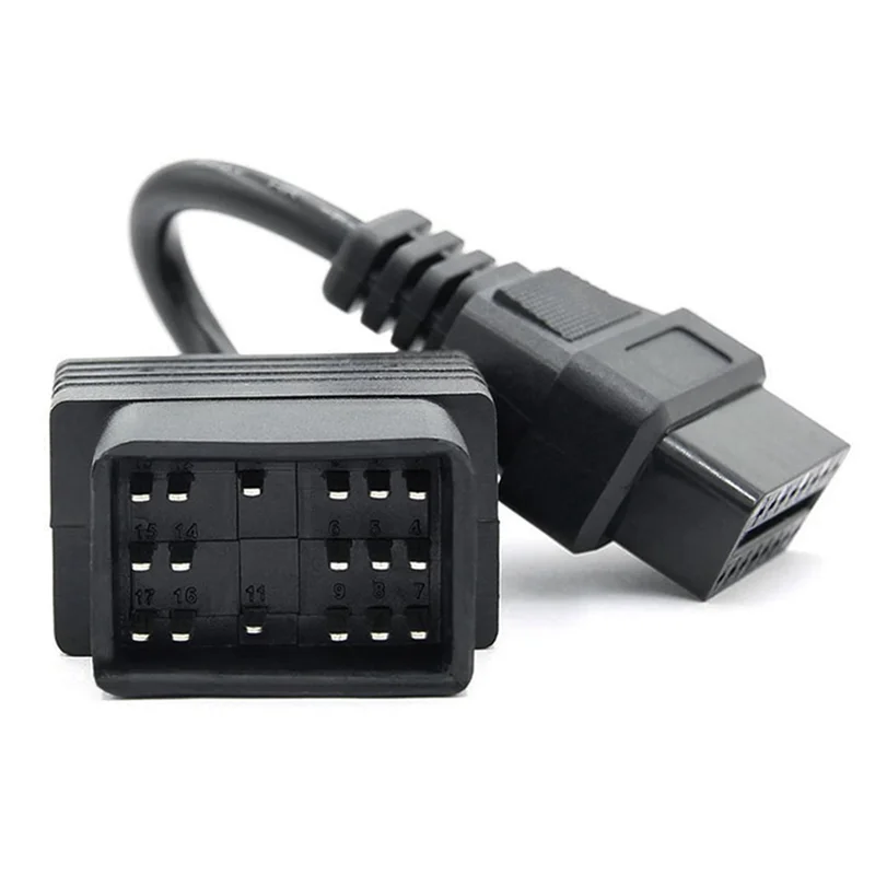A77I 5X Auto OBD II Cavo Per Toyota 17Pin A 16Pin OBD 2 Femmina Connettore Diagnostico Per Toyota 17 Pin OBDII Adattatore