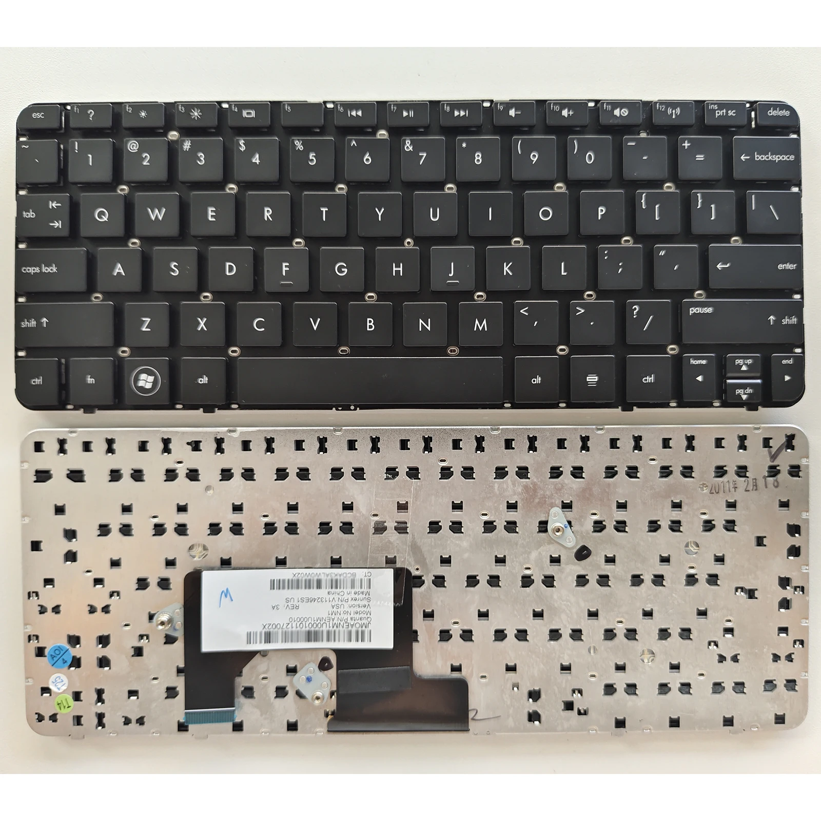 Laptop Keyboard for HP Pavilion MINI210 210-1000 1050 1015 1027 1003 1031 1048TU US No Backlit Black