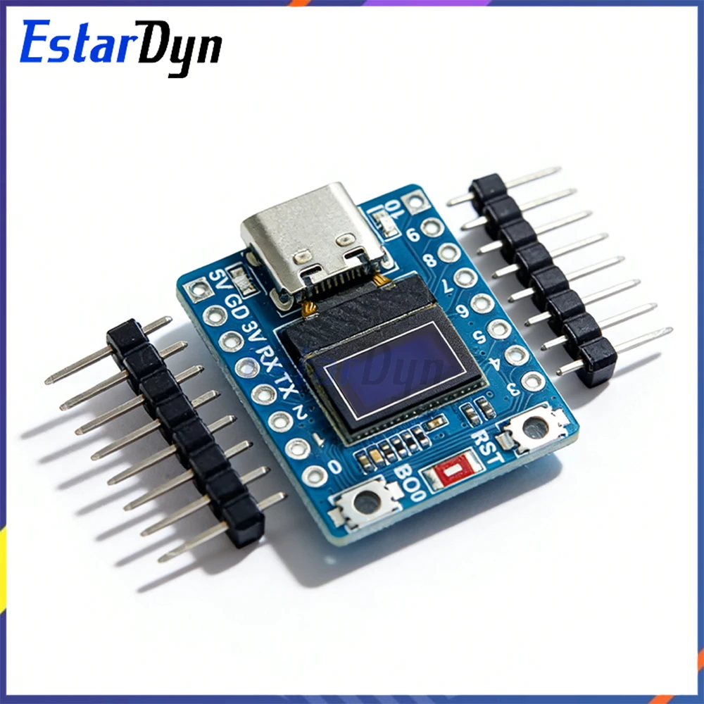 ESP32-C3 OLED development board with 0.42 inch OLED module ceramic antenna wifi Bluetooth ESP32 supermini development board