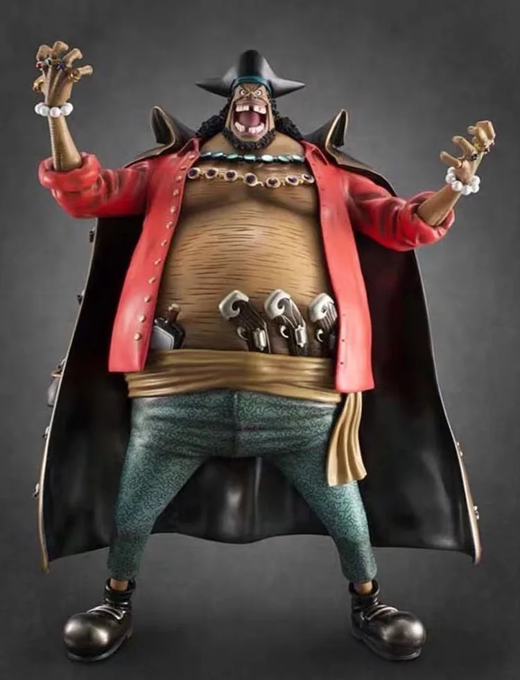 

25cm One Piece: Marshall D. Teach "Blackbeard" Anime Figure Model Statue Collection Desktop Decoration Ornament Toys Gifts Green