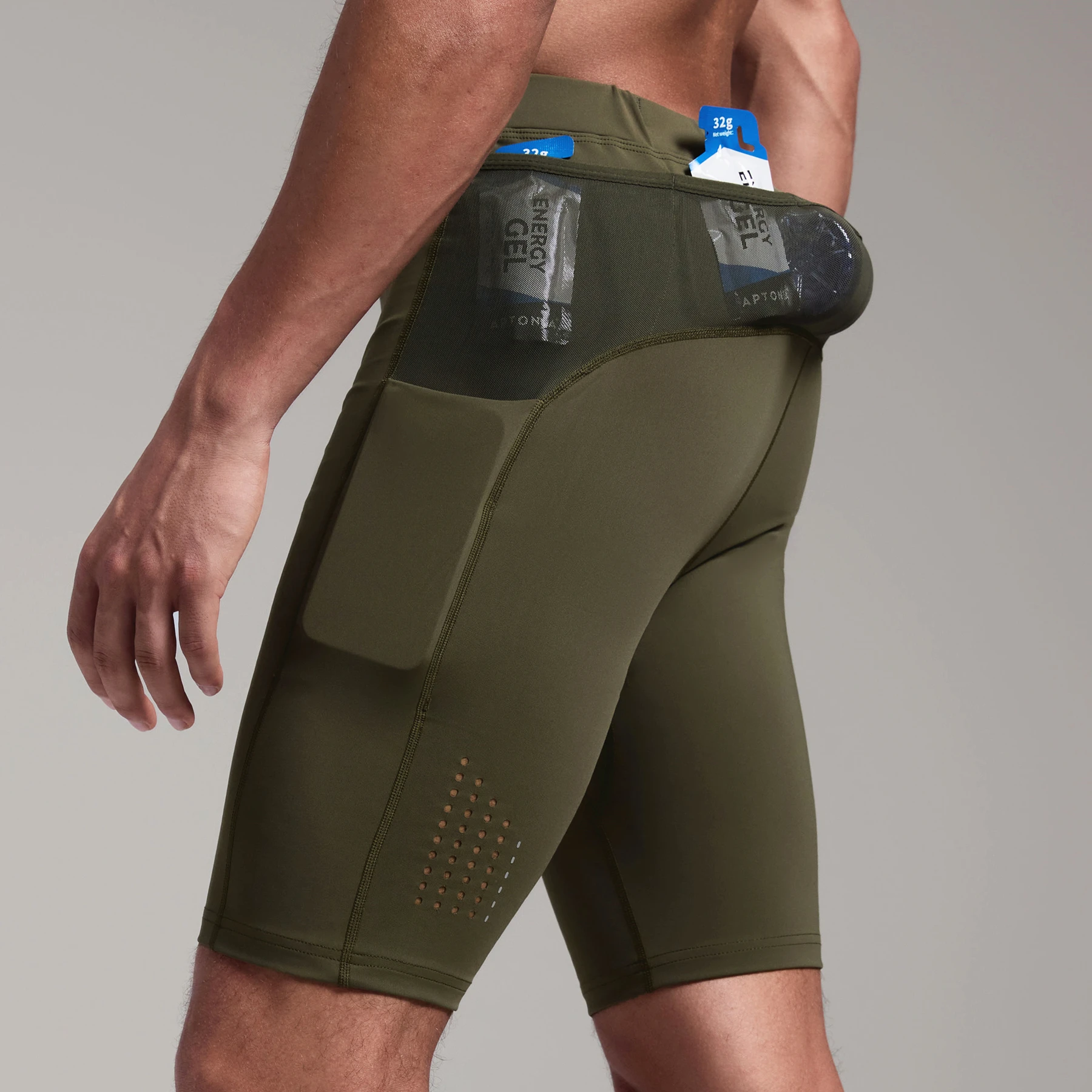 Mens Women Marathon Running Shorts Pockets Outdoor Sport Legging Exercise Yoga Riding Fitness Hiking Shorts Breathable Quick Dry