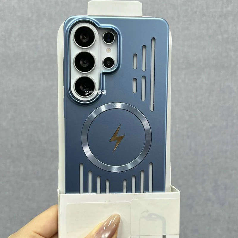Case For Samsung Galaxy S26 Ultra Case Heat Dissipation Magnetic Plating Hard Bumper Shell For Galaxy S26 Plus Protective Cover