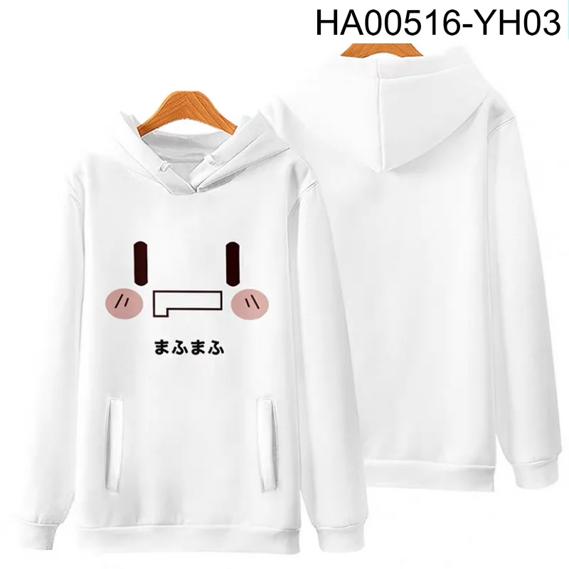 Kawaii Boy girls hoodies nico mafu mafu face 3d print Children hoodies mafumafu sweatshirt anime clothes black white pullover