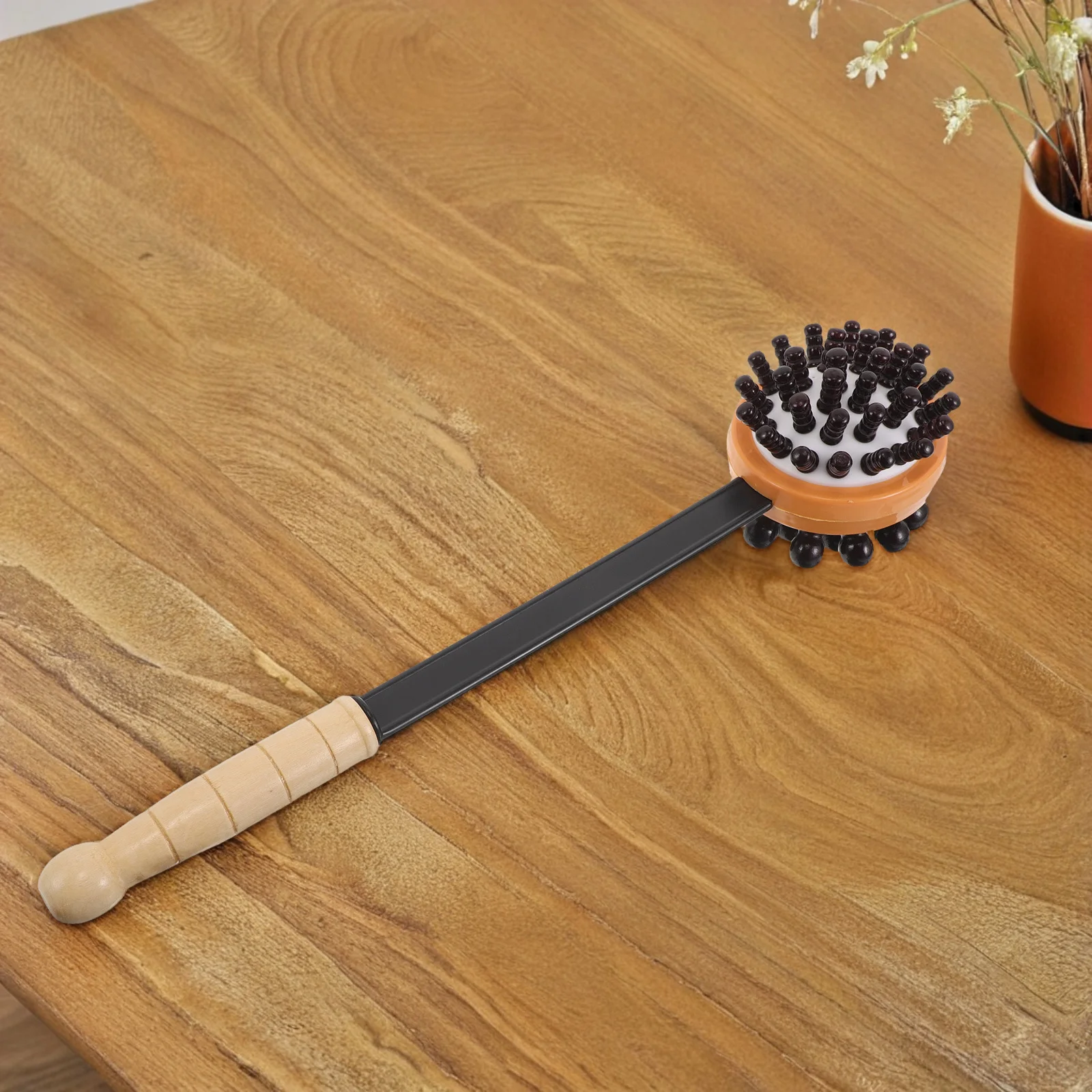 

Деревянный массажный молоток с двойной головкой, ручной скребок для спины для шеи, талии, ног, терапии, портативный ударный массажер