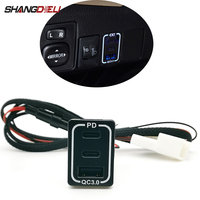 Car USB Charger 3-port Dual Type-c PD USB QC3.0 Phone Charger Adapter Modified Charging Socket For Toyota