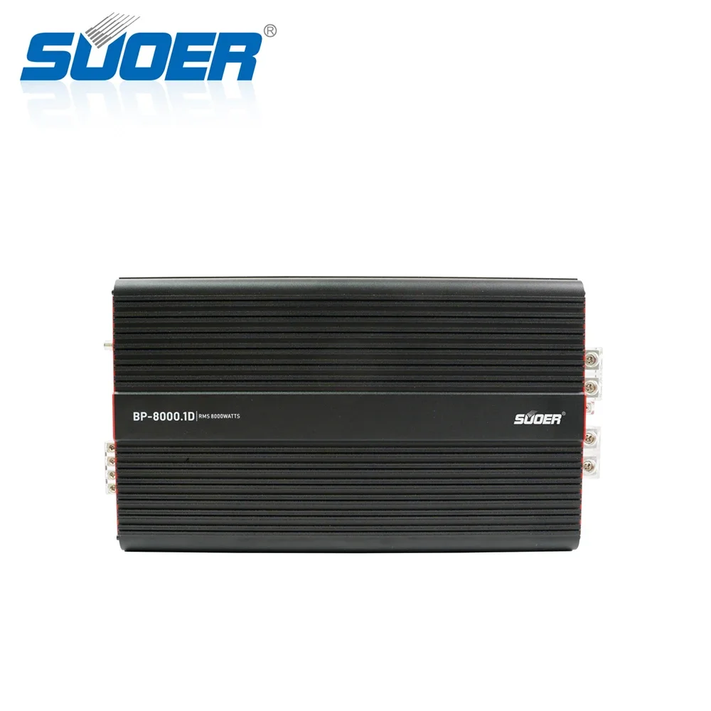 Suoer BP-8000 24000W monobloque gran potencia rms 8000 vatios amplificador de coche profesional