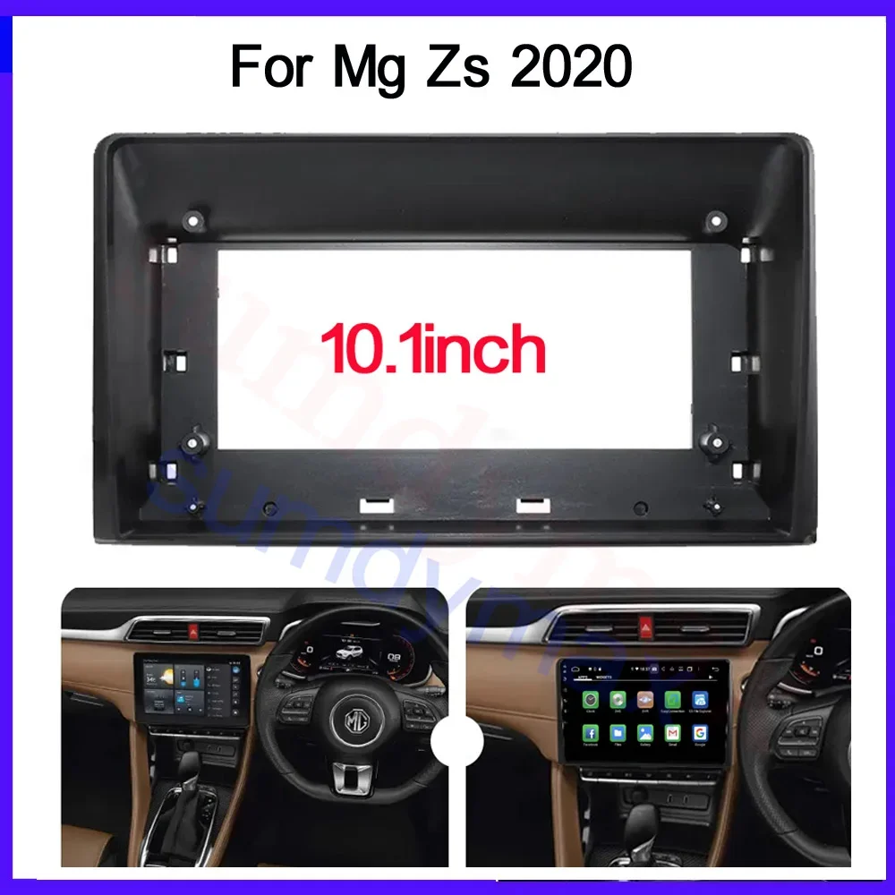 

10.1" Car Radio Fascia Fit for Rover Mg Zs 2020 2021 Stereo DVD Player Installation Surround Trim Panel Audio Frame Bezel