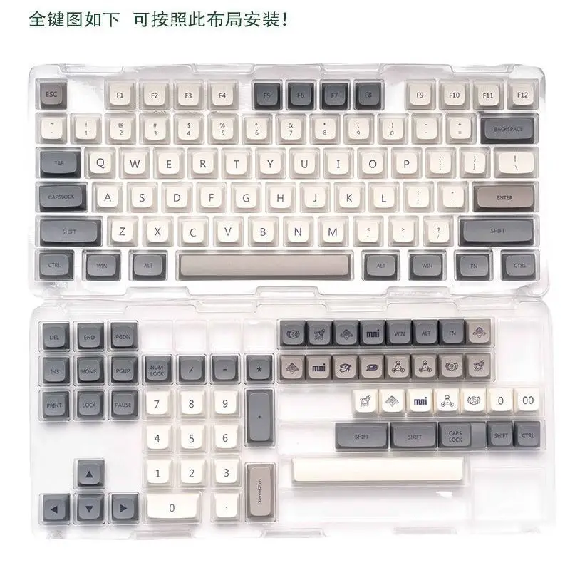 PBT Keycaps for XDA MX Mechanical Keyboard, 133Keys Full Set, Unique customization, personalized theme, Durable Anti-Fade