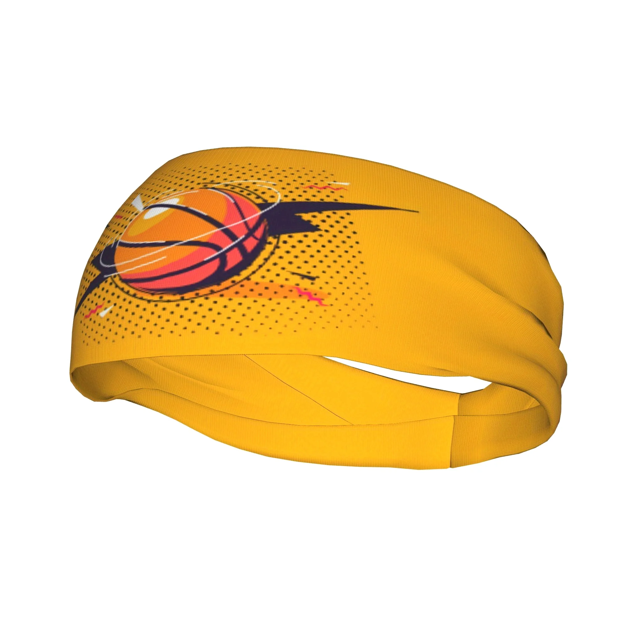 

Баскетбольная повязка на голову с принтом в стиле поп-арт, впитывающая пот, эластичная, нескользящая, спортивная повязка для волос для баскетболистов, для командных тренировок, унисекс