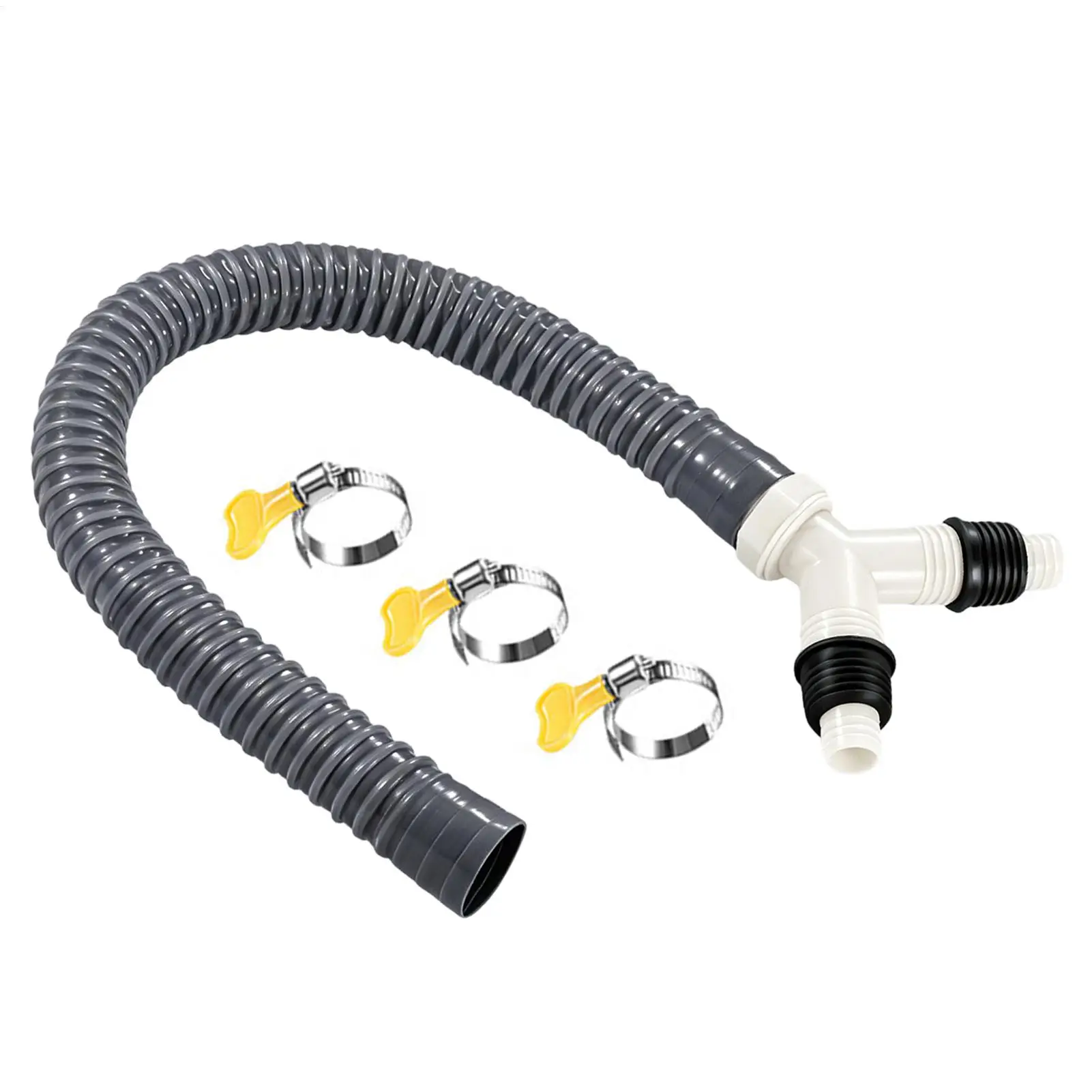 

Drain Hose Tee Fitting Leak-Proof Easy Installation Drain Hose Tee Fitting For Dishwasher For Air Conditioner Tight Space