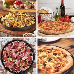 9/10/11/12-Inch Pizzas Baking Crisper Tray Non-Stick Bakeware Plate Professional Dropship,Gift Professional Bakeware High Qualit
