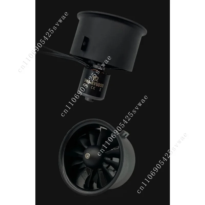 Xunfei model 40mm 12-blade ducted power group, electric ducted fan 1413-KV5000 external rotation 4S
