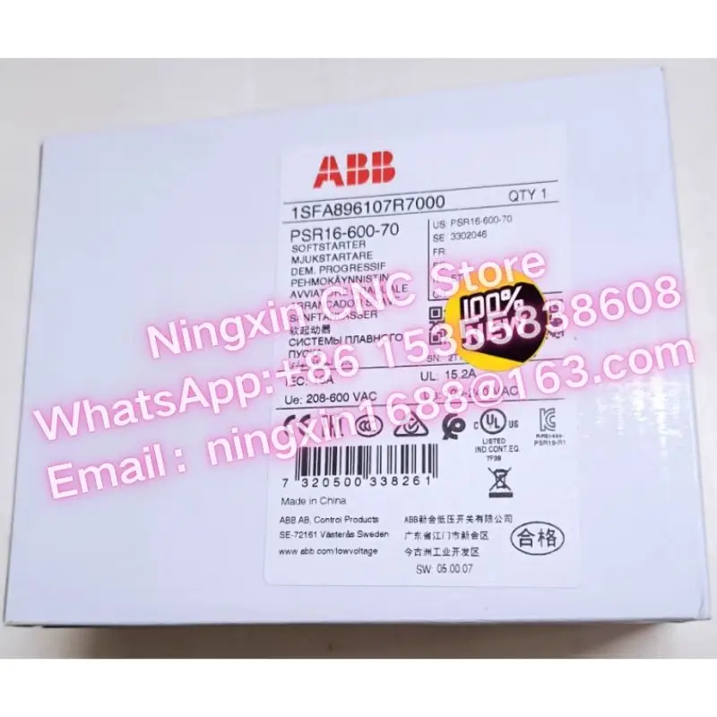 New original PSR12-600-70 PSR6-600-70 PSR25-600-70 PSR3-600-70 PSR16-600-70 PSR9-600-70 PSR30-600-70 soft starter