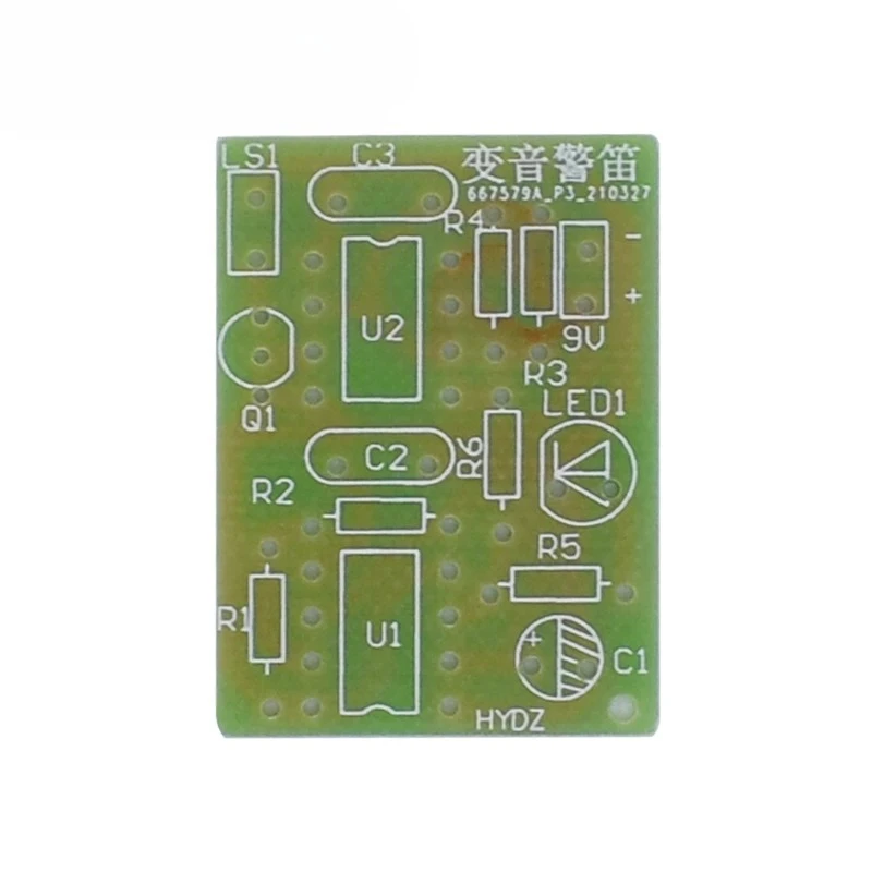 10Set NE555 Variable Siren Kit Instructional Kit Training Kit Small Made DIY Student Lab