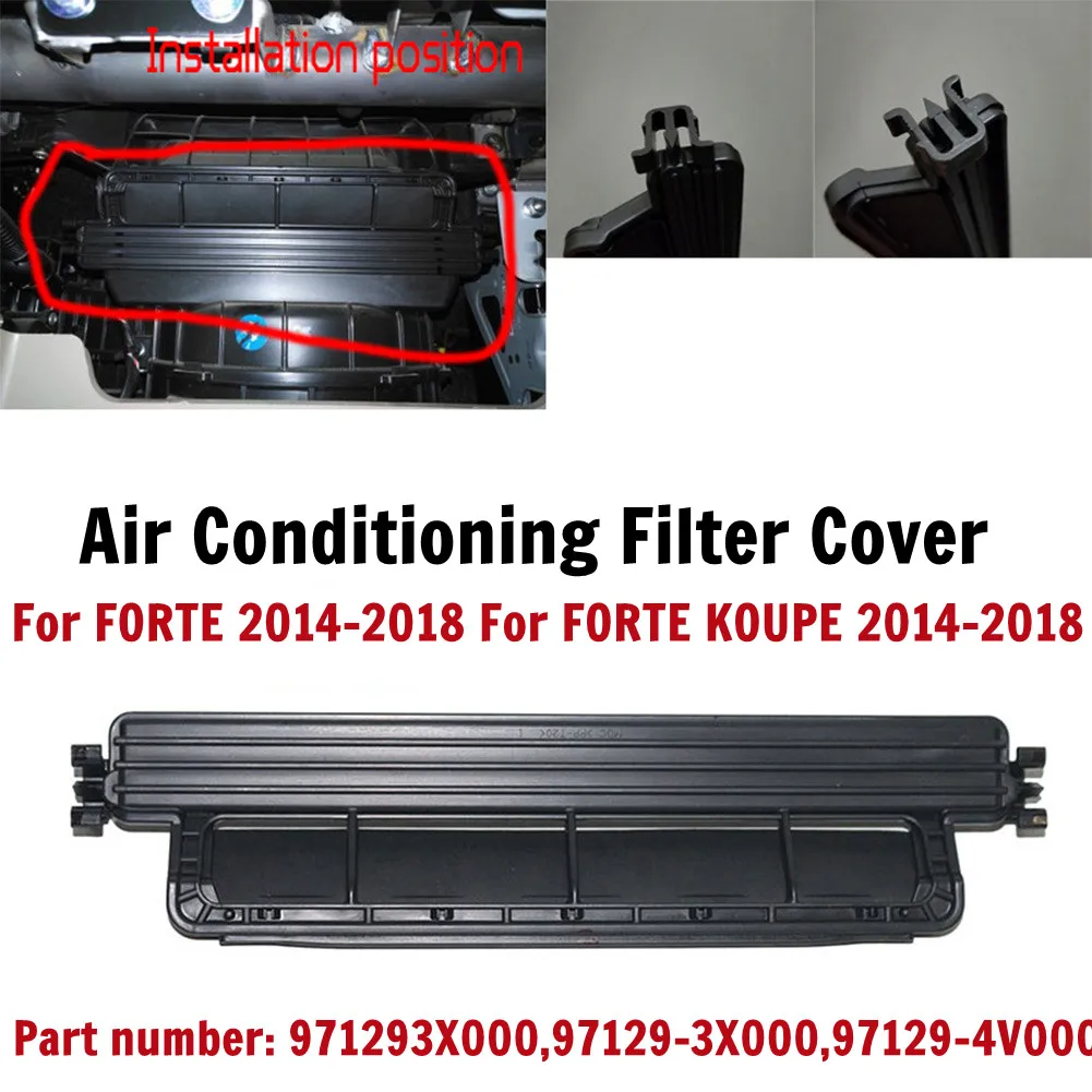 In-cabin Air Filter Cover Door For Kia Forte & Forte Koup 14-18 97129-3X000 Air Conditioning Filter Cover 971293X000,97129-4V000
