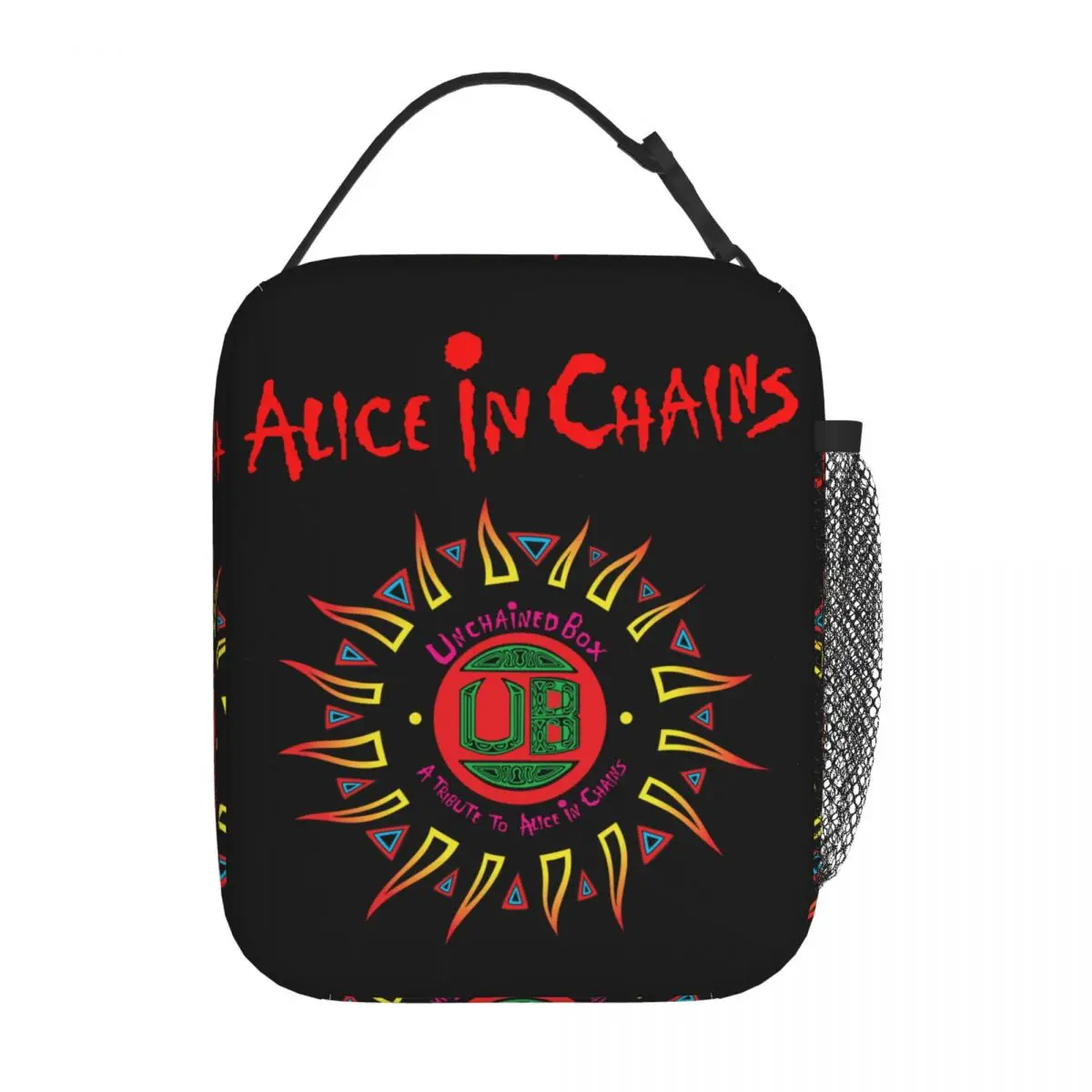 Alice In Chains Insulated Lunch Bag Large Meal Container Cooler Bag Tote Lunch Box Beach Picnic Food Storage Bags