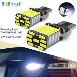 2PCS Turn Signal Lamp T15 W16W 921 912 T16 T10 902 LED Bulbs High Power 45 SMD 4014 Replace for Car Reversing Light White