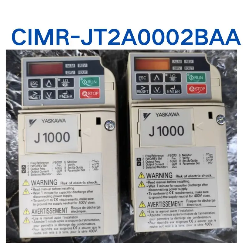 

Used Frequency converter CIMR-JT2A0002BAA 0.2KW 220V Test Ok Quick Shipping