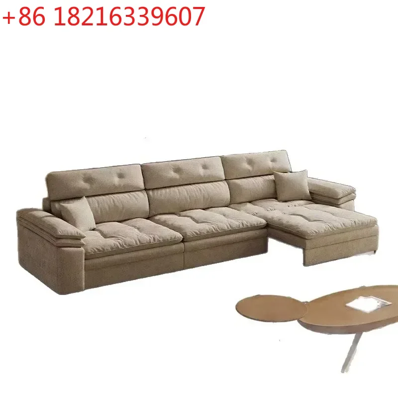 YAO Zero Wall Electric Recliner Fabric Sofa Bed Modern Convertible Couch for Living Room Small Apartment Space Saving Furniture
