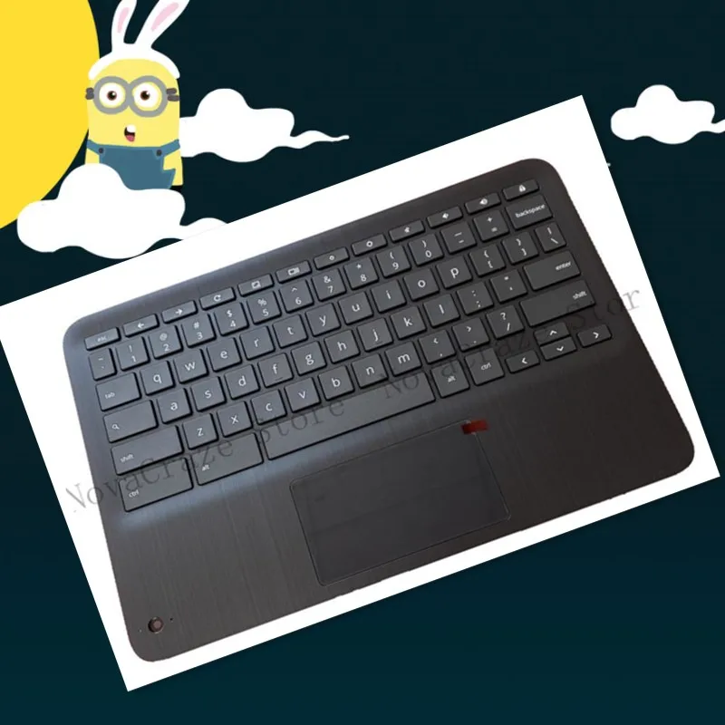 

Новый чехол для Chromebook X360 11 G3 EE с упором для рук и сенсорной панелью клавиатуры США L92215-001