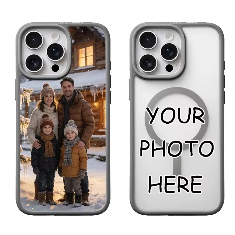 Funda personalizada para iPhone 18, 17, 16, 15, 14, 13, 12, 11 Pro, Xs Max, Plus, Air, Mini, XR, X, 17e, 16e, con carga inalámbrica MagSafe.