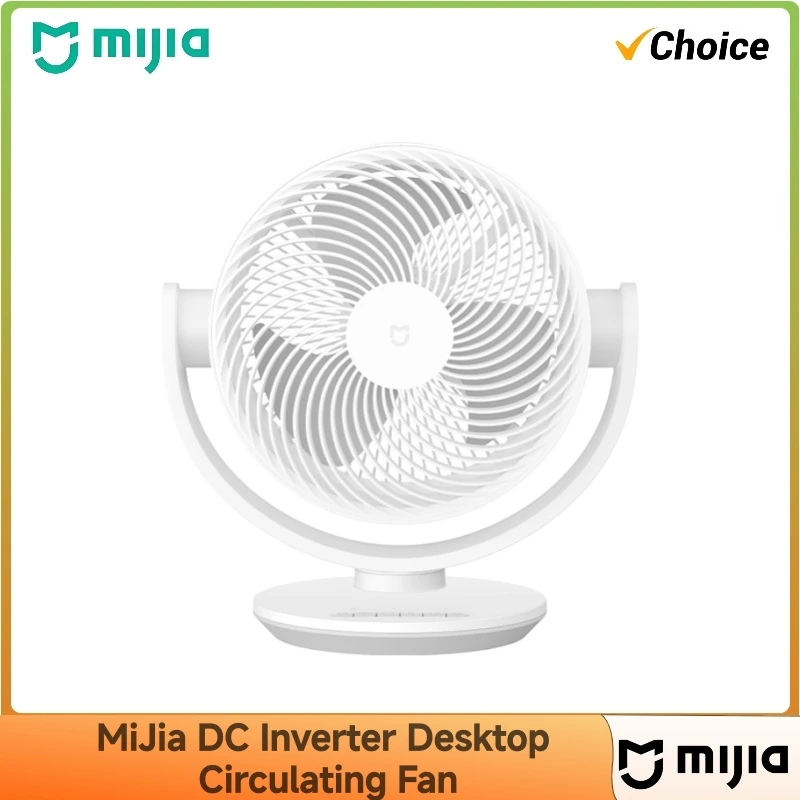 

Оригинальный настольный вентилятор Mijia DC с циркуляцией воздуха, портативный, с разъемом Type-C, умный 3D-поток воздуха, охлаждает всю комнату за 3 минуты, питание от аккумулятора и USB
