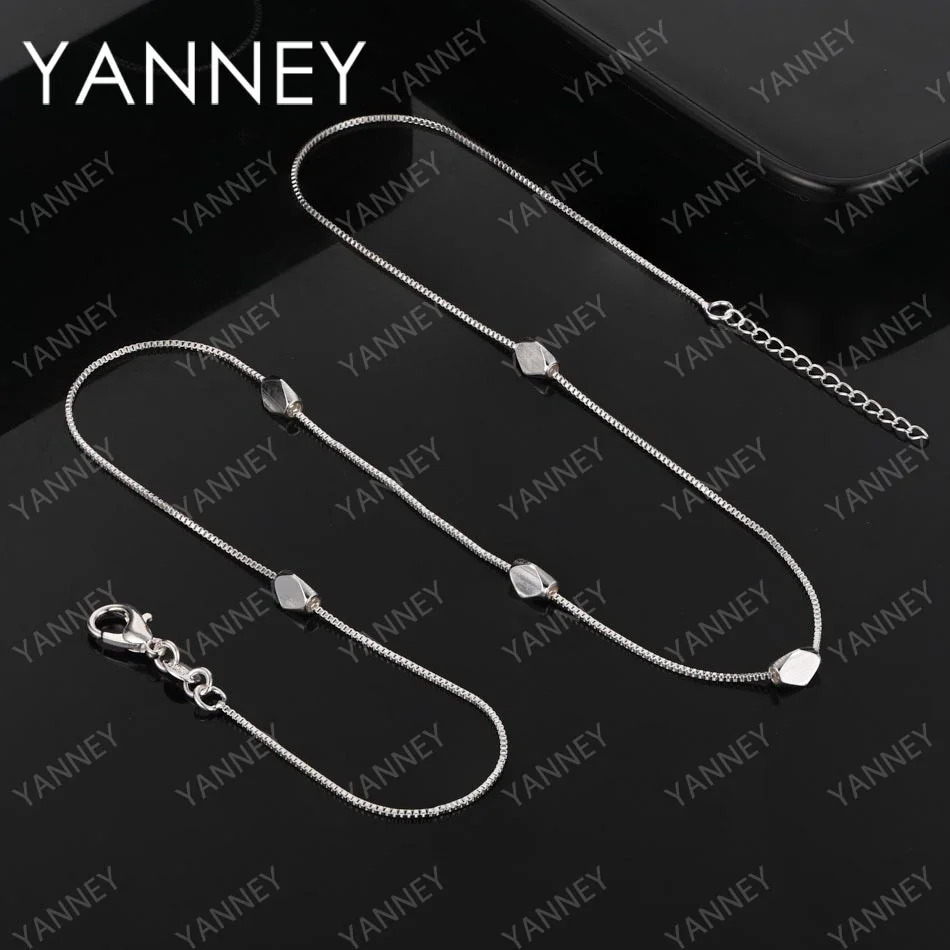 

20 Inches 925 Sterling Silver Exquisite Necklace For Women Men Fashion Charm Wedding Gift Jewelry Accessories