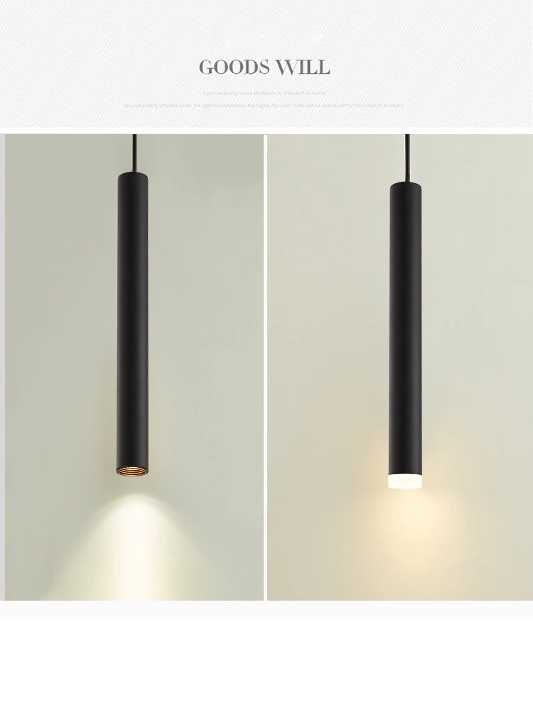 

5W 10W Pendant Lights Simple Dining Room Lights For Kitchen Long Chandelier Living Room Pendant Lamp Home Decoration Lighting