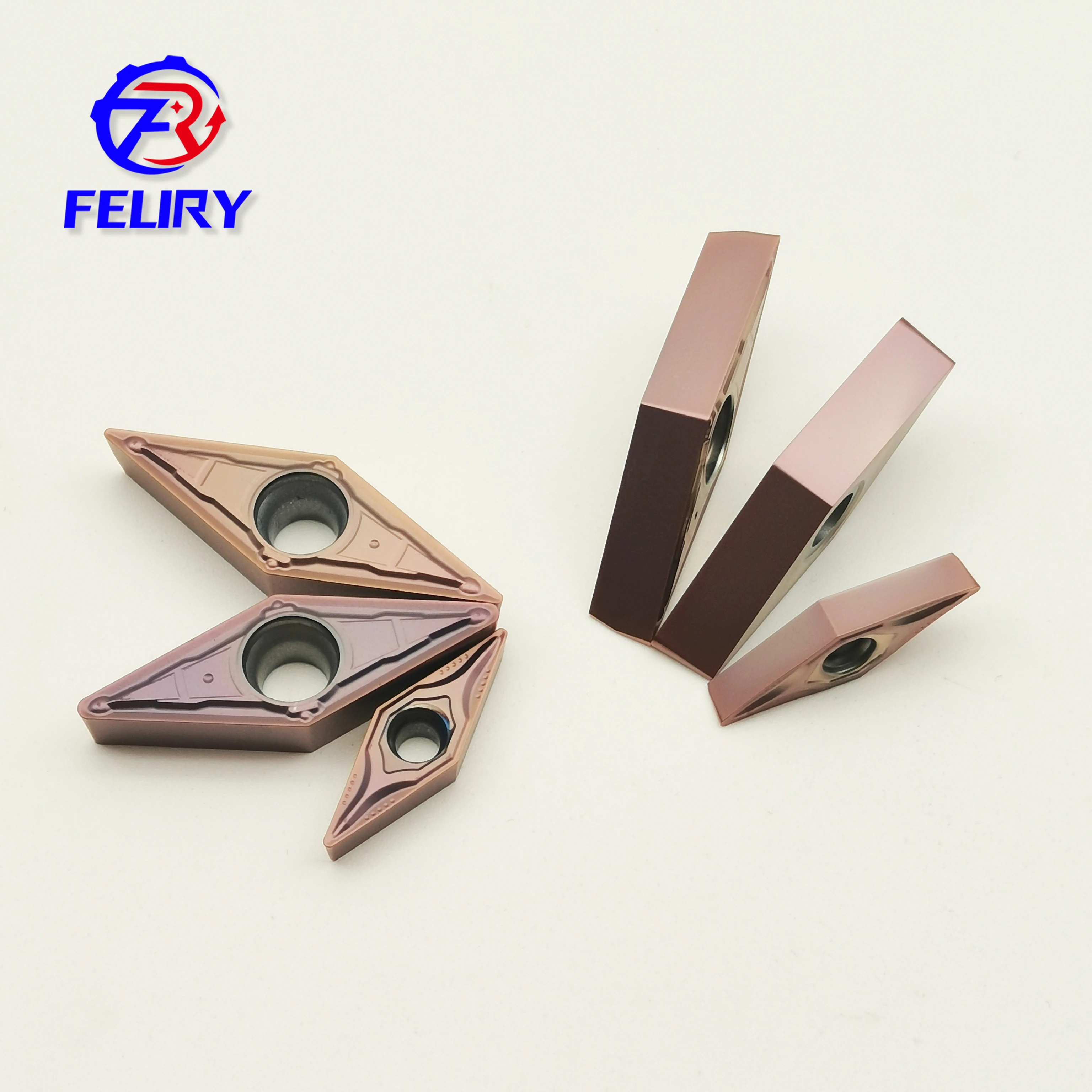 10 قطعة VBMT110304 VBMT160404 VBMT160408 LF6118 6018 أدوات كربيد عالية الجودة مناسبة لمعالجة الفولاذ المقاوم للصدأ VBMT