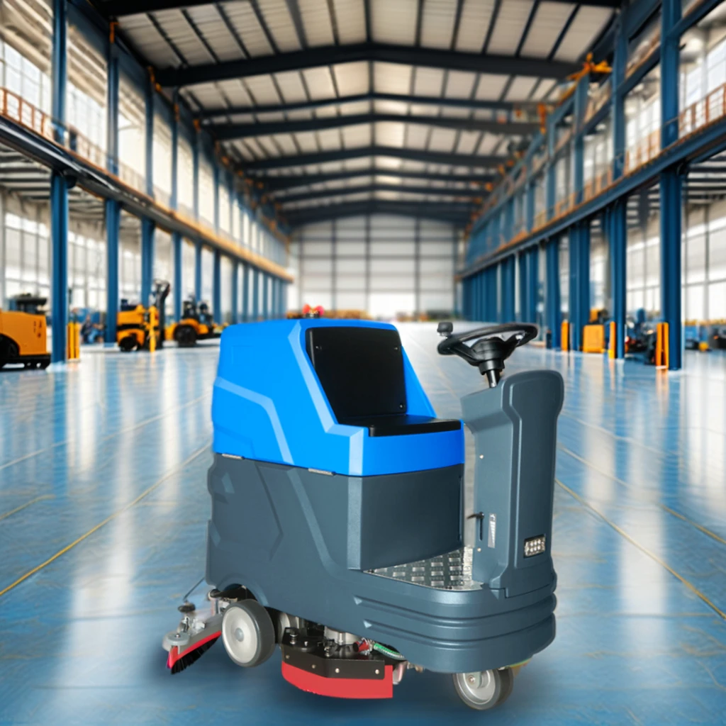 

X80 Ride-On Industrial Electric Floor Scrubber Multifunctional Cleaning Machine with 24V Voltage New Condition