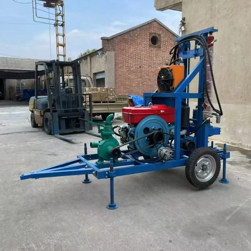 200M High Efficiency And Easy To Operate Hydraulic Machine Water Well Drilling Rig For Sale view 2
