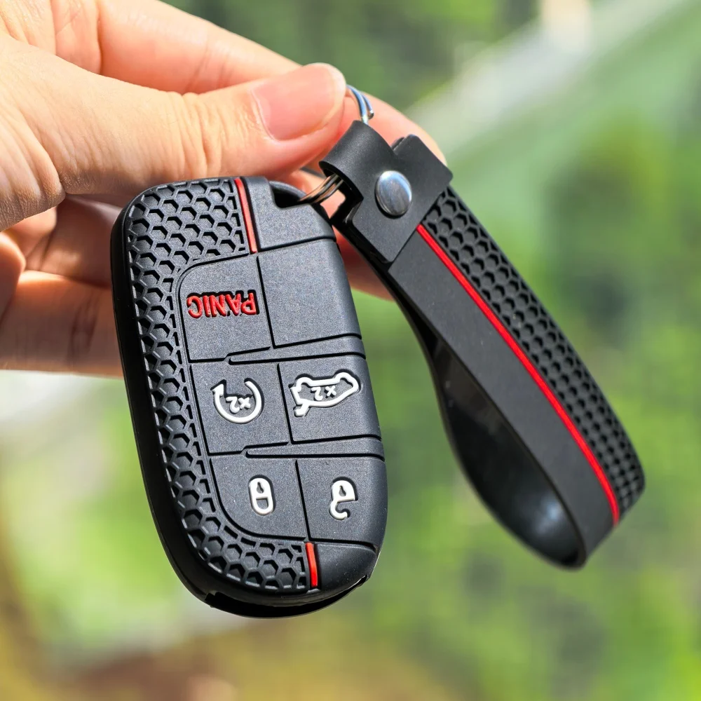 Chaveiro para jeep cherokee compass s renegado grand comandante para dodge path challenger jcuv carregador para chrysler 300c capa