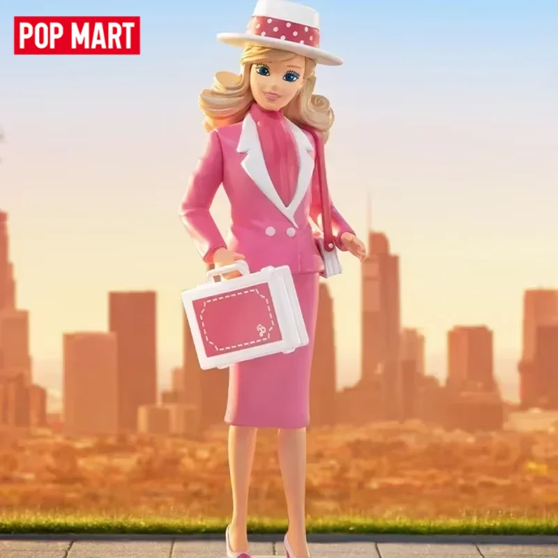 

POP MART Серия Icon Series в стиле Барби: Сюрприз-бокс, Загадочная фигурка, Декор для дома и рабочего стола, Милая модель, Подарок