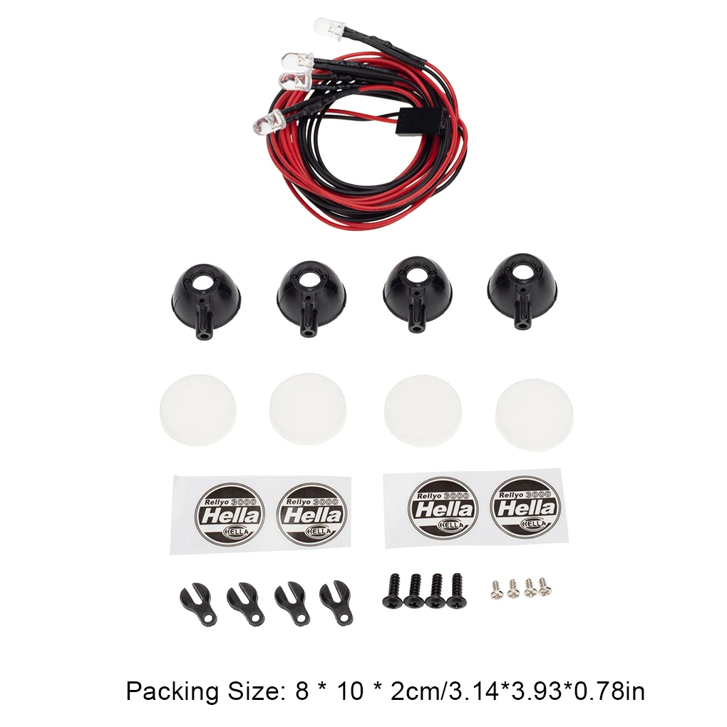 1 Set RC-Lichtleiste, Simulationslichter, professionelle Modellautos, Upgrades