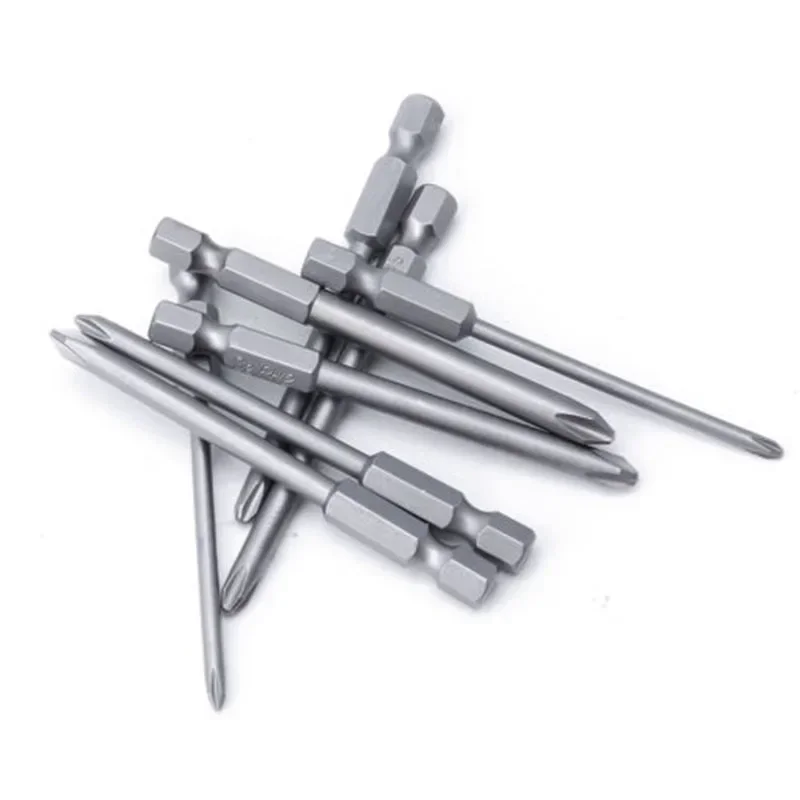 8pcs 75mm Long Magnetic Cross Head Alloy Steel Screwdriver Bits Set Tamper Proof Security Drill Bit Set Screw driver Bits