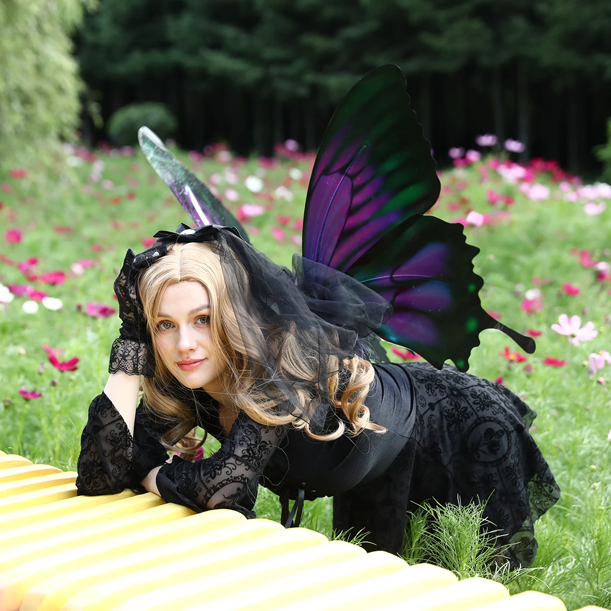 Remote Control Electric Butterfly Wings with Variable Speed Replacement Feature Birthday Party Halloween Stage Performance Props