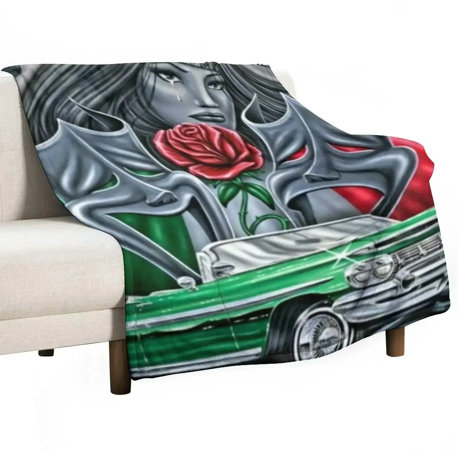 

Smile now cry later, chicana Throw Blanket Soft Breathable Blanket for Night Sleeping