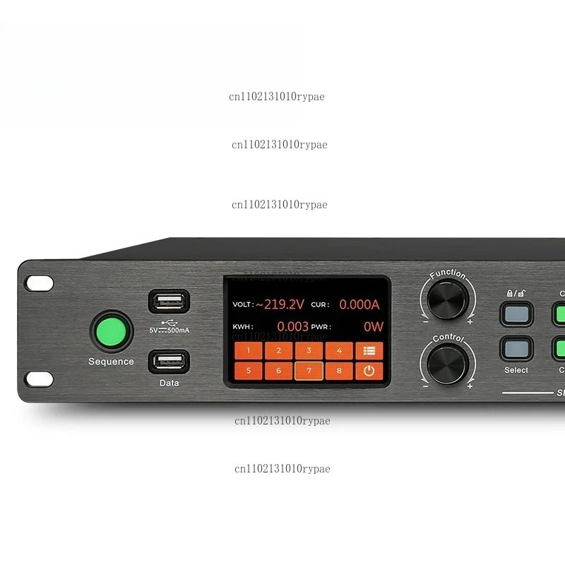 Touch display design PS832 9CH power sequence controller with EU socket